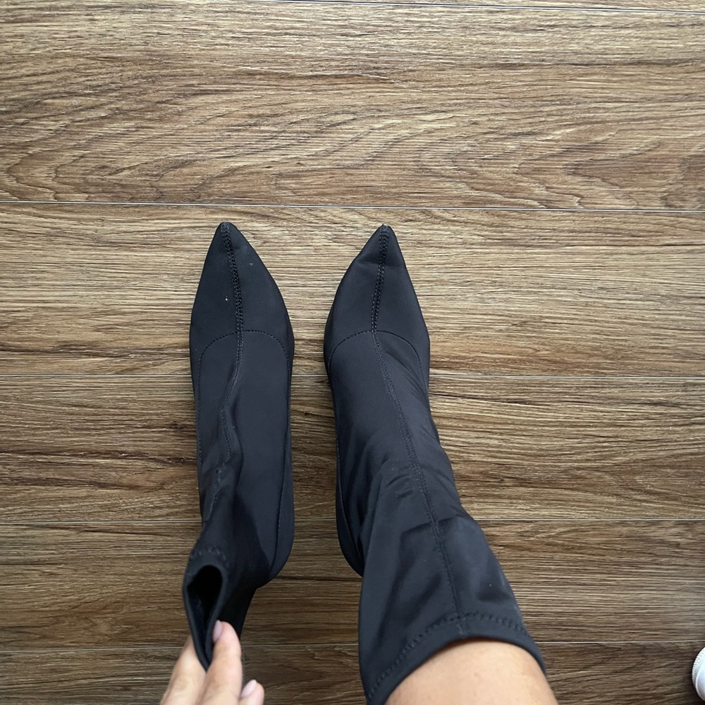 Black Pointy Toe Boot - image 2